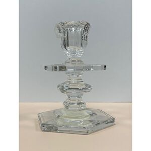 Waterford Paradisio Crystal Candlestick.